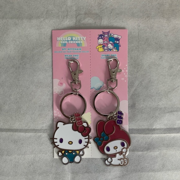 Sanrio Accessories - NWT Sanrio Hello Kitty and Friends Keychain Set - Hello Kitty and My Melody